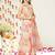 Floral Printed Halter Neck Anarkali Kurta & Trousers With Dupatta