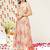Floral Printed Halter Neck Anarkali Kurta & Trousers With Dupatta