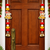 ganesh ji pompom hanging for home decoration festive home hanging decorations (pack of 4)