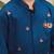 Boys blue cotton silk kurta dhoti set