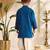 Boys blue cotton silk kurta dhoti set