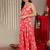 Floral Printed Shoulder Straps Anarkali Kurta & Trousers With Dupatta