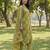 Yufta multi straight floral geometric print kurta trouser dupatta set