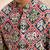 Boys blue cotton patola print kurta pyjama set