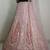 Embroidered Powder Pink Lehenga Choli with Dupatta for Women