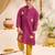 Boys falsa cotton applique embroidery kurta pyjama set