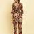 Floral Printed Shirt Collar Fusion Kurta With Trousers