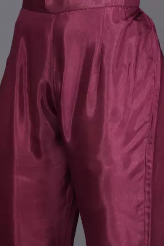Floral Printed Regular Sequinned Kurta with Trousers & Dupatta
