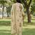 yellow straight design striped and floral print with this kurta trouser dupatta set