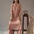 Yufta mauve solid a-line design features pintuck pleats kurta palazzo set