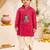 Boys falsa cotton silk thread embroidery kurta dhoti set