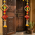 handmade parrot shubh labh hanging decorative home festive decor (pack of 2)