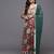 Floral Printed Zari Kurta With Palazzos & Dupatta