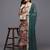 Floral Printed Zari Kurta With Palazzos & Dupatta