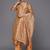 Women Coral Printed Regular Chanderi Silk Kurta with Trousers & With Dupatta