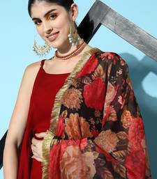 Women Empire Kurta with Palazzos & With Dupatta
