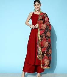 Women Empire Kurta with Palazzos & With Dupatta