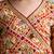 Sishu girls mustard & red patola print cotton angarakha kurta with pant