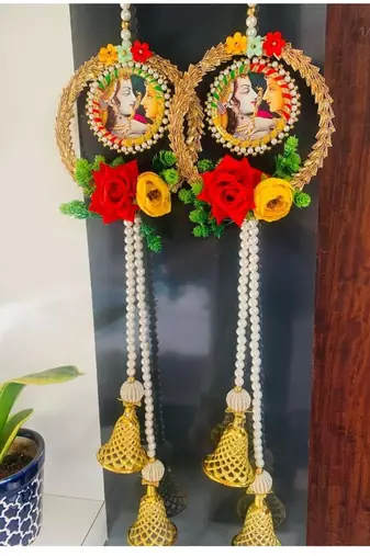 handmade wall hanging gift for home decoration festive home hanging decorations (pack of 2)