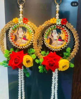 handmade wall hanging gift for home decoration festive home hanging decorations (pack of 2) 3