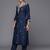 Floral Embroidered Regular Thread Work Kurta With Trousers & With Dupatta