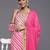 Leheriya Printed Gotta Patti Kurta with Trousers & Dupatta