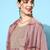 Women Mauve Embroidered Kurta With Trousers & Dupatta