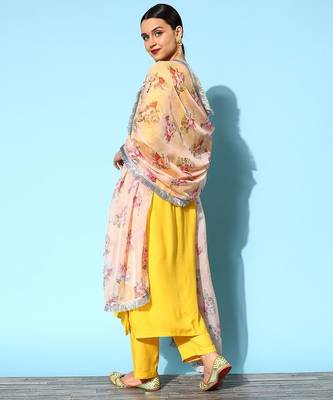 Women Solid Viscose Rayon Hyper Texture Kurta Set 5
