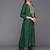 Women Green Ethnic Motifs Embroidered Gotta Patti Kurta with Trousers & With Dupatta