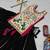 Black Lumpi Lace Border with Ribbon Work Silk Blend Navratri Lahenga Choli