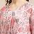 Women Peach-Coloured Ethnic Motifs Printed Kaftan Kurta with Trousers