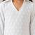 Girls white cotton chikankari kurta with patiala pants