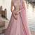 Pastel Pink Embroidered Organza Lehenga Choli