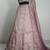 Pastel Pink Embroidered Organza Lehenga Choli