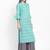 Women Sea Green Floral Printed Pure Cotton Kurta with Palazzos