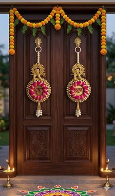 handmade door decorative hanging decorative for home decorations (pack of 2) 2