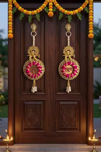 handmade door decorative hanging decorative for home decorations (pack of 2)