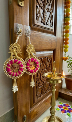 handmade door decorative hanging decorative for home decorations (pack of 2) 3