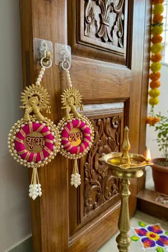 handmade door decorative hanging decorative for home decorations (pack of 2)