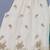 Blue&white georgette readymade suit with diamond & embroidery work