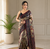 light green color multi digital hand picked kalamkari print cotton blend saree