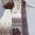 Lavender&white georgette readymade suit with diamond & embroidery work