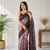 pink color multi digital hand picked kalamkari print cotton blend saree