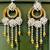 handmade wall hanging with flower & gota ball for home decoration (pack of 2)