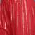 Women Red Striped Kurta with Sharara & With Dupatta