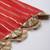 Women Red Striped Kurta with Sharara & With Dupatta