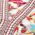 Off White & Brown Floral Printed Mirror Work Pure Cotton Kurta With Dhoti Pants