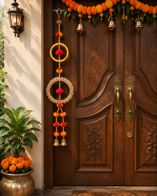 handmade door hanging decorative traditional for home decorations (pack of 2) 2