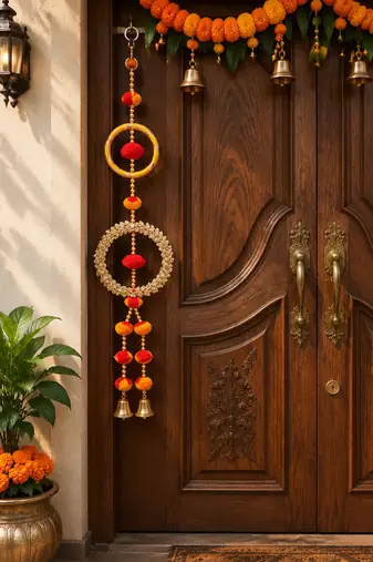 handmade door hanging decorative traditional for home decorations (pack of 2)