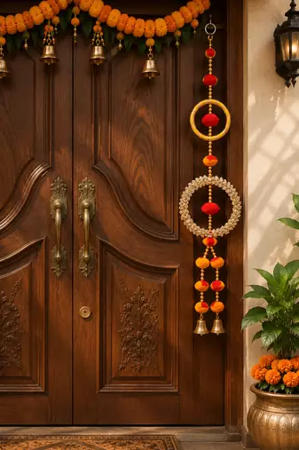 handmade door hanging decorative traditional for home decorations (pack of 2)